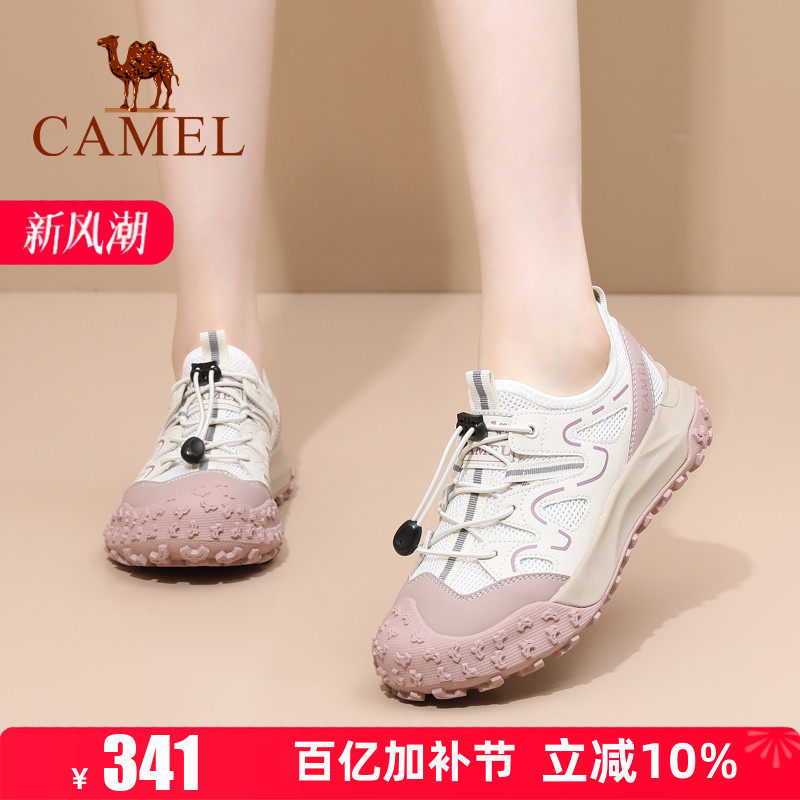Camel/женская обувь Camel; коллекция 2025 года; сезон весна-лето; новинка; нескользящая походная обувь на толстой подошве; уличная повседневная спортивная обувь Изображение 1
