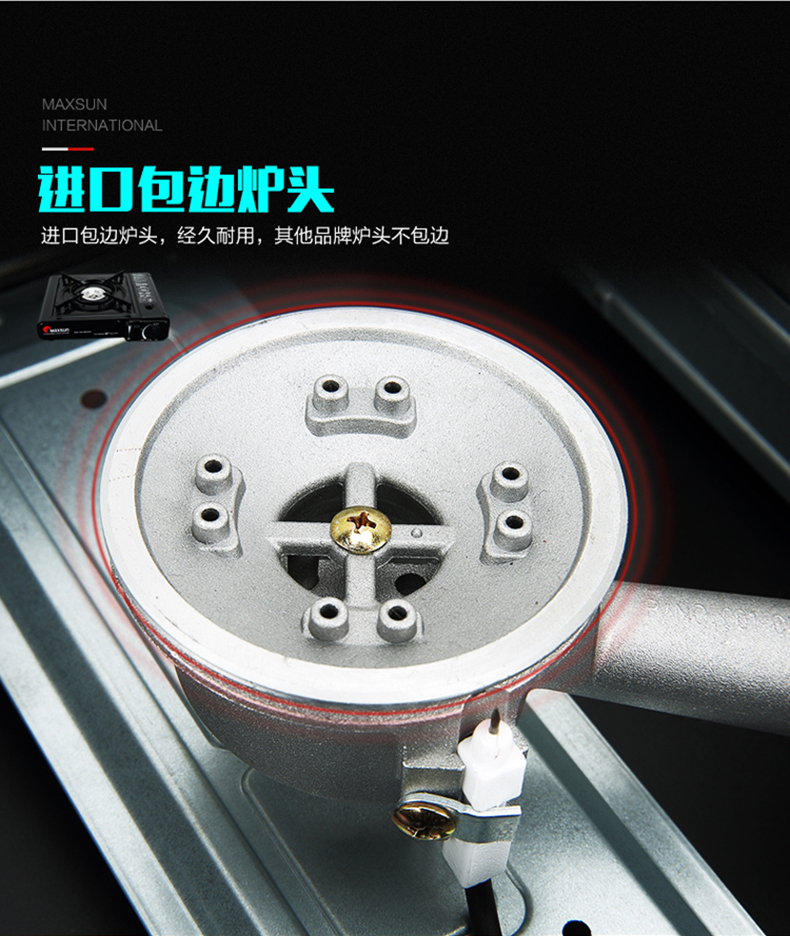 Lò tươi thẻ lò ngoài trời bếp gas cầm tay nồi lẩu bếp gas thẻ từ nhà bếp hoang dã - Bếp lò / bộ đồ ăn / đồ nướng dã ngoại bếp nướng gas mini