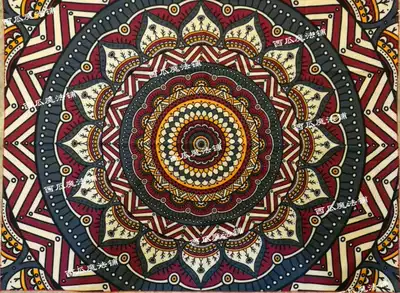Plus velvet mandala tapestry altar cloth Magic ritual cloth Tarot cloth