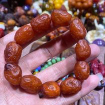 Antique old wax bracelet sea drift rough stone bracelet size about 15*20mm