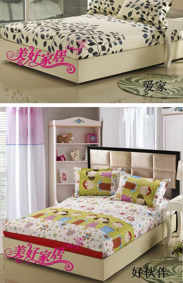 100% cotton giường đơn 笠 Bông Simmons bảo vệ chống trượt đôi 1,5 m nệm / tấm phủ bụi Ga chun chần Everon