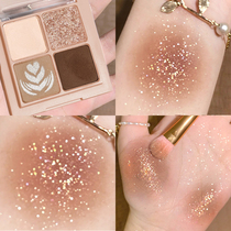 Kazilan eyeshadow palette 2021 new earth color summer four milk tea color ins super hot cheap students