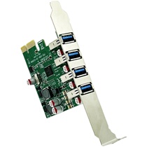 SYBA Western bully pcie turn four-mouth usb3 0 computer expansion card riser mobile hard drive keyrat power supply high speed