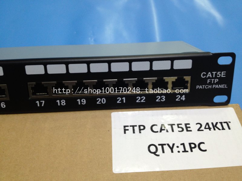 Puyue super five 24-port shielded patch panel network patch panel