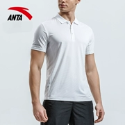 Anta ngắn tay T-Shirt nam polo áo sơ mi 2018 mùa hè mới mồ hôi thấm thở thoáng khí và khô nhanh chạy áo thể thao nam