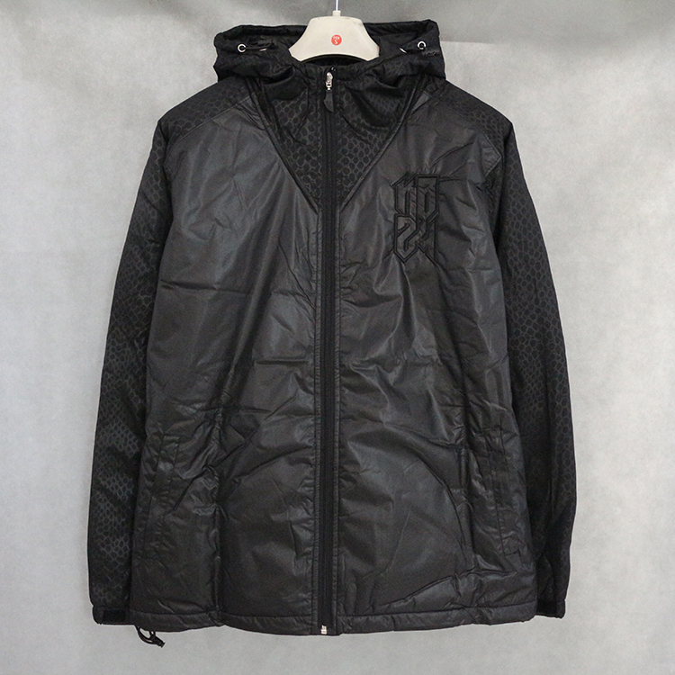 Mùa đông của nam giới áo thể thao thể thao đào tạo coat coat độn windproof kích thước lớn nam ấm áo thể thao áo phao dáng dài nam
