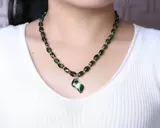 Двухцветное ожерелье с косичкой, модная подвеска для матери, подарок на день рождения