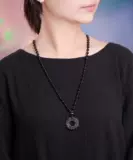 Натуральный защитный амулет, пряжка, этническая подвеска подходит для мужчин и женщин, имитация льда, этнический стиль