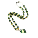 Двухцветное ожерелье с косичкой, модная подвеска для матери, подарок на день рождения