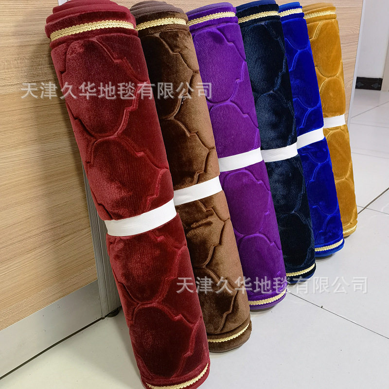 ковер 奶奶加厚拜毯阿拉伯旅行毯土耳其新款地毯地垫毯子 Red lid