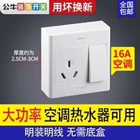 Один открытый розетка 16A