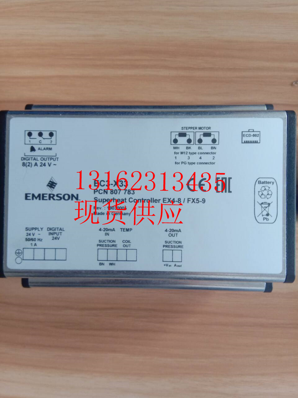 EMERSON Emerson Controller EC3-X33 ECD-002 Panel connecting line ECC-N30