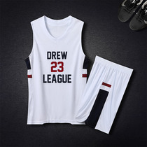 Basketball suit customization game custom-made blue ball sports suit Basketball clothes Basketball training printing