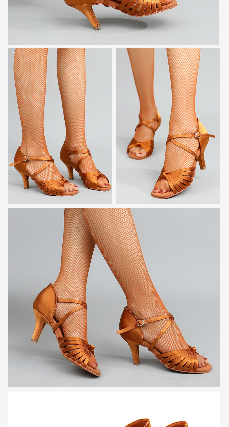 Chaussures de danse latino en satin - Ref 3448057 Image 18