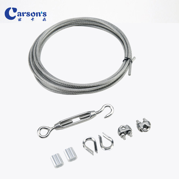 迪卡森 4mm包胶防锈钢丝绳套装 3米 天猫优惠券折后¥18.9包邮(¥23.9-5) 迪卡森 4mm包胶防锈钢丝绳套装 3米 天猫优惠券折后¥18.9包邮(¥23.9-5)