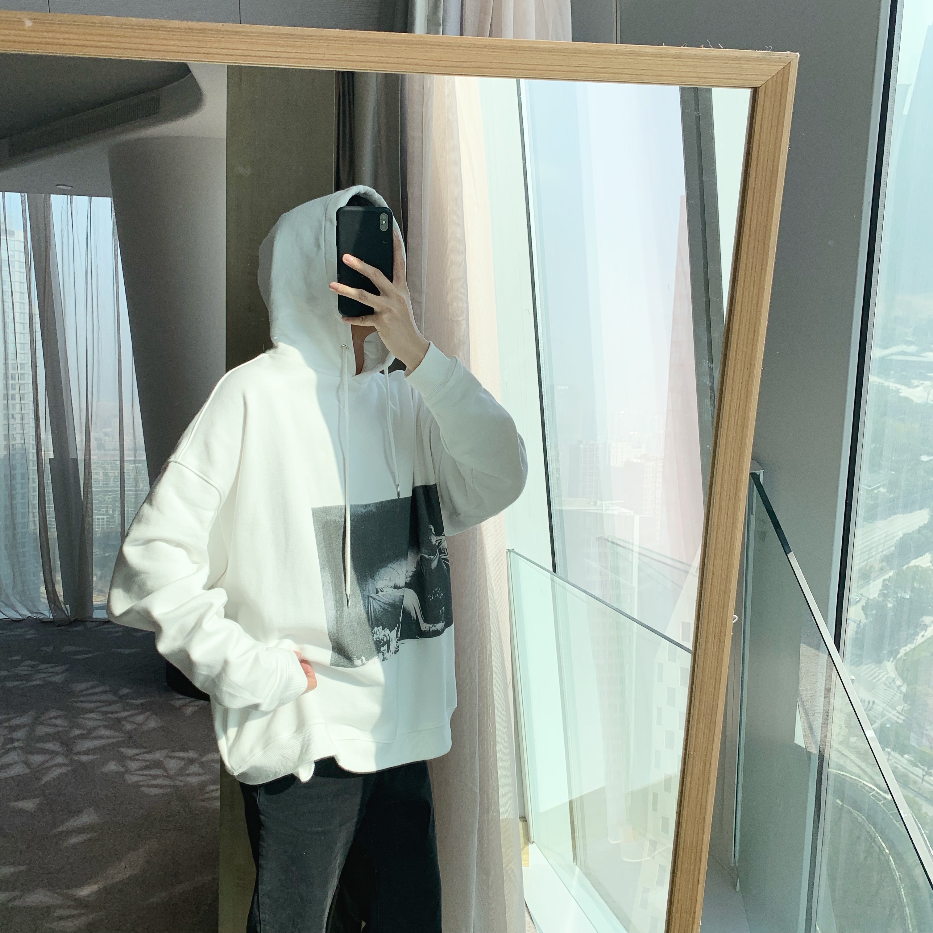 Agu and Agu 2020 Spring New White Printed T Men's Hat Current Couple Couple Couple Couple