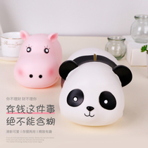 River Horse Lion Panda Deposit Pot childrens boys and girls savings tanks can be saved and money can be stored at night market share source