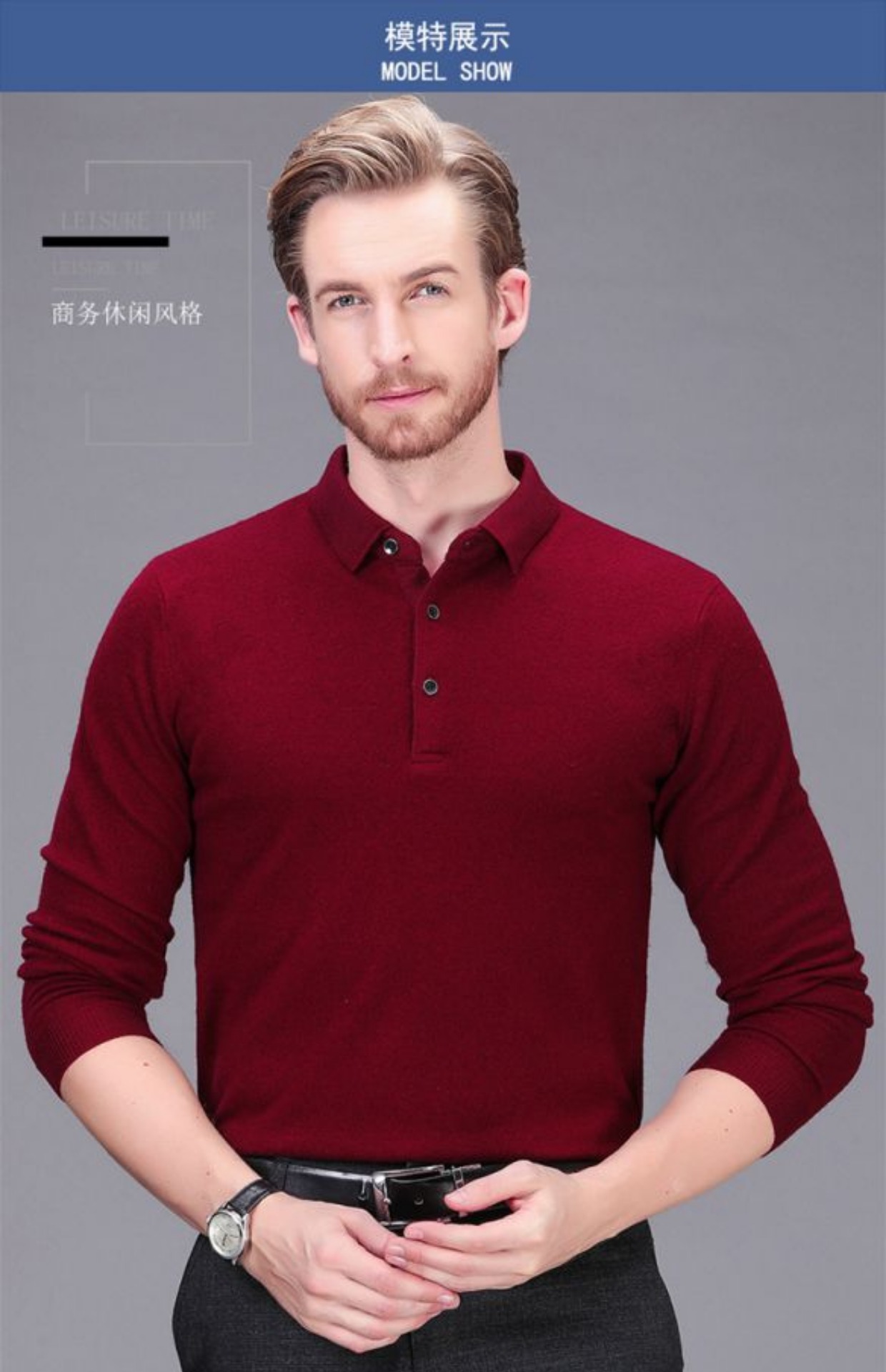 Mới nam mùa đông 100% áo cashmere nguyên chất Ve áo dài tay Kinh doanh Áo len cổ lọ dày áo đôi nam nữ