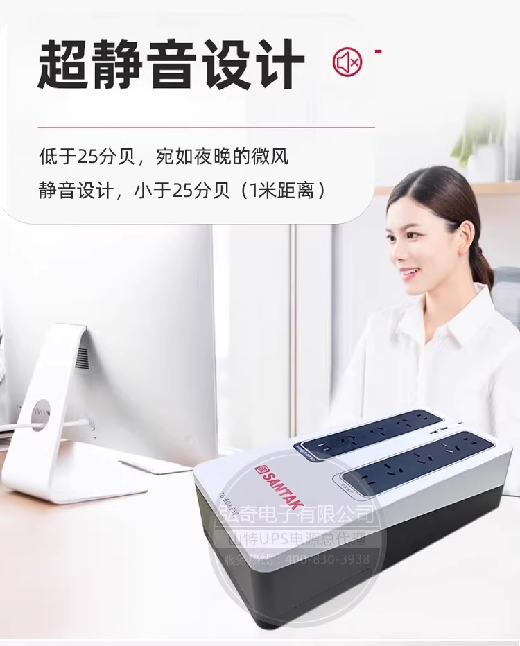 不间断供电电源（ups） 山特（santak）ups不间断电源nas自动识别tg-box 850保护电源510w Hills