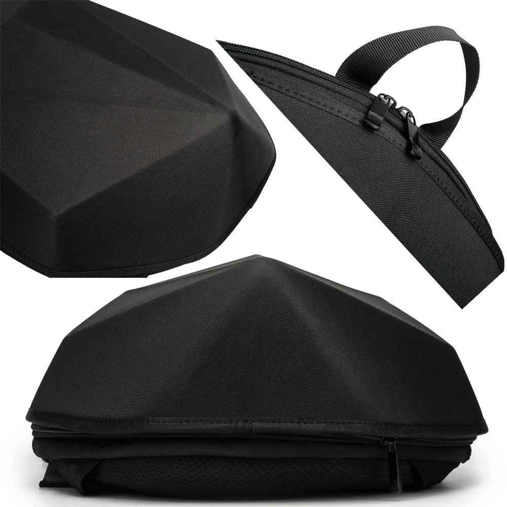Motorcycle helmet bag waterproof carbon fiber hard shell turtle bag