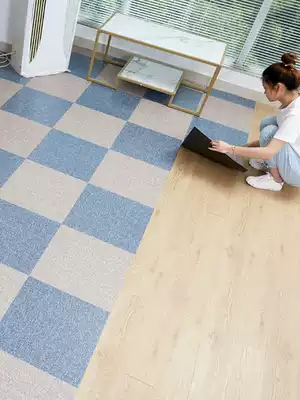 Floor leather PVC floor stickers self-adhesive floor rubber thick waterproof and wear-resistant commercial cement floor stickers direct floor stickers