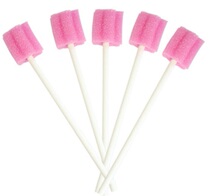 Oral massage sponge Rod mouth muscle speech training tool brush swallowing sensory touch children desensitization cleaning care