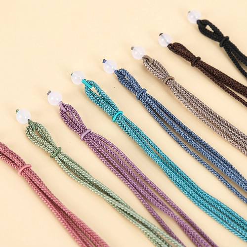 芊雅 Оригинальное изумрудное ожерелье из нефрита ручной работы из воскового агата, подвеска