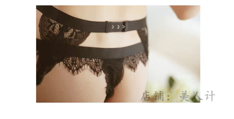 Garter set đồ lót châu Âu và Mỹ gợi cảm vớ dài gợi cảm tiếp viên ba điểm Sao ren eo cao đồ lót nam nữ