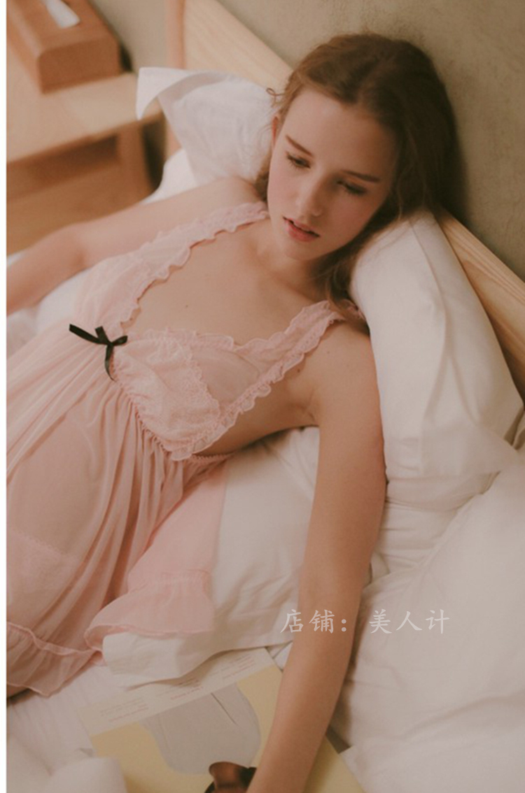 Bộ đồ ngủ gợi cảm Quần lửng ngủ nữ mùa đông Chồng mỏng Ren Đồ lót khiêu dâm Người lớn Sao Đam mê Set đồ ngủ xuyên thấu