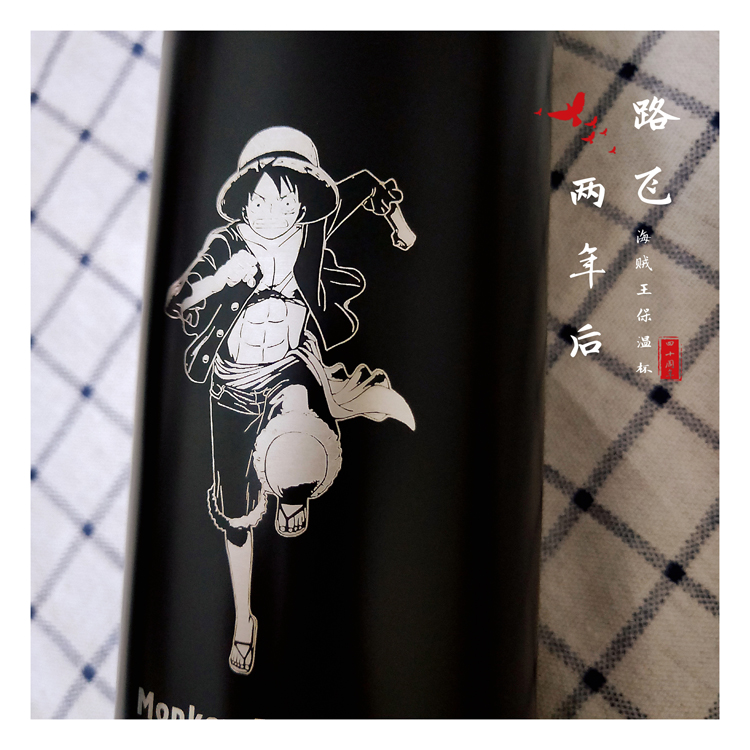 Cup One Piece Cup Choba Road Fly Aisolon Xung quanh Inox cách nhiệt Cup Anime Gift Nam Sinh nhật bình đựng nước giữ nhiệt