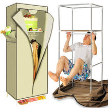 Auria wardrobe cloth cabinet simple cloth wardrobe steel pipe thickening reinforced fabric steel frame single assembly small student
