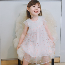 ins explosive summer new children baby embroidered hot gold dress Princess dress dress dress girl dress