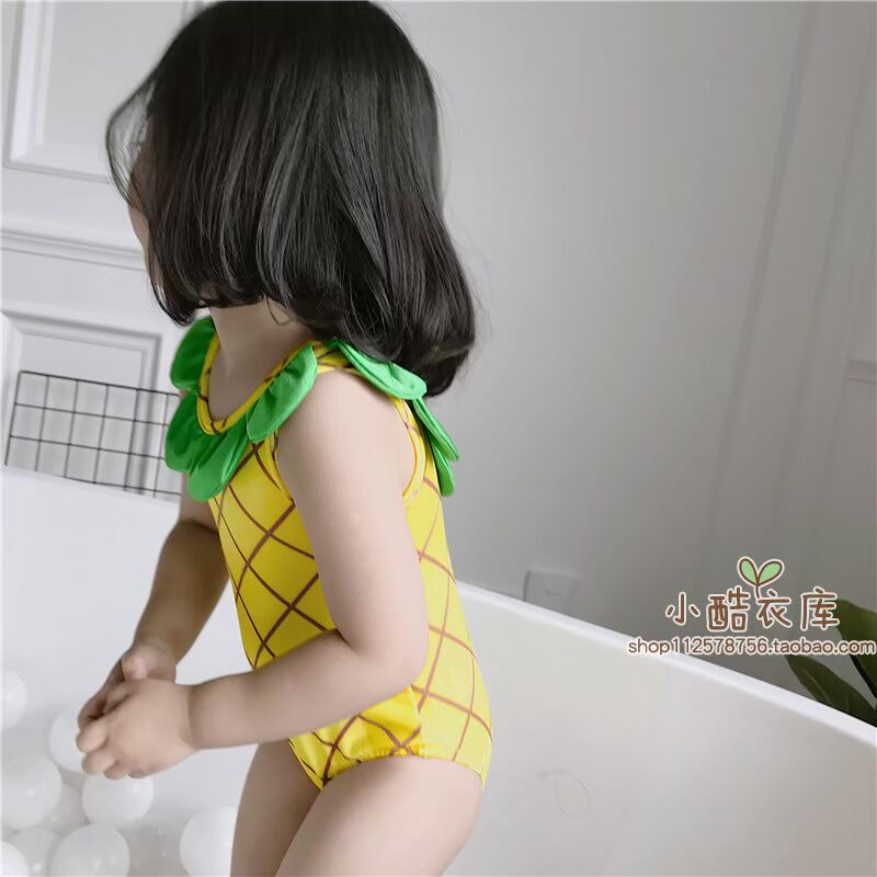 Ins mẫu nổ mùa hè bé trai và bé gái spa dễ thương hình trái cây áo tắm trẻ em dâu tây dứa áo tắm một mảnh quần áo trẻ sơ sinh