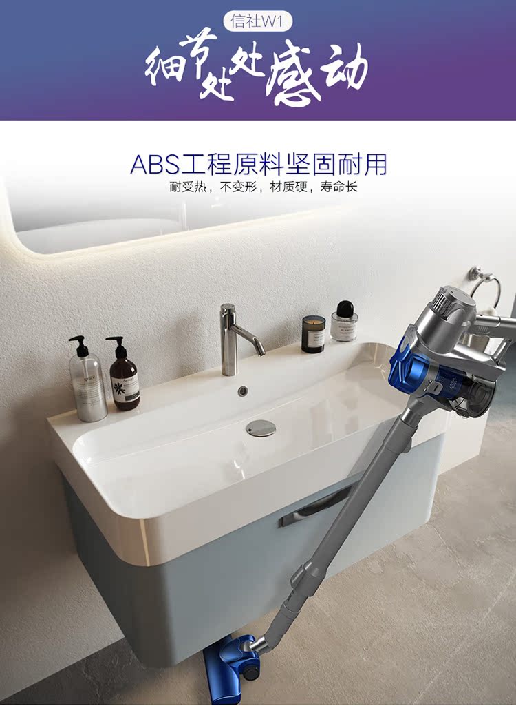 robot lau nhà liectroux Cáp máy hút bụi điện XINSHE / Xinshe Trang chủ cầm tay nhỏ mạnh mẽ Công suất cao Không có vật tư tiêu hao W1 - Máy hút bụi máy hút bụi dyson v11