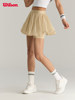 Wilson Official Summer Women's Tennis Skirt Versatile Double-Layer Sports Knit Skirt with Built-In Shorts