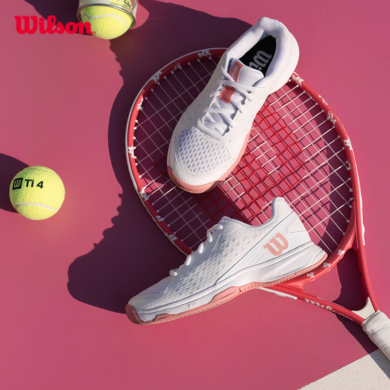 ウィルソン公式25新作RUSH PRO JRプロフェッショナル快適ユース子供用テニスシューズ
