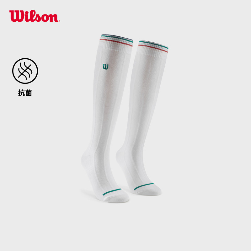 Wilson 26-Year New Model Unisex Antibacterial Comfortable Cushioning Design Versatile Tennis Knee-High Socks Wilson 26-Year New Model Unisex Antibacterial Comfortable Cushioning Design Versatile Tennis Knee-High Socks