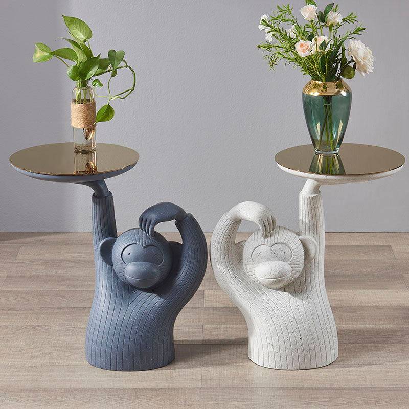 Nordic Minimalist Creative Side A Few Nets Red Monkey Tea Table Sofa Can Move Corners A Few Designers Net Red Fun Table