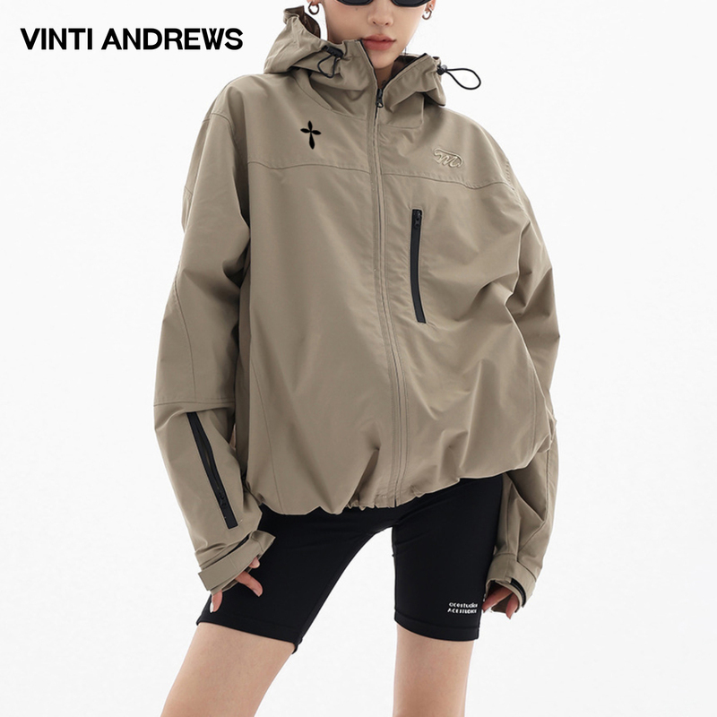 Vinti Andrews Outdoor Windproof Jacket for Women 2026 Spring and Autumn New Sports Casual Jacket Vinti Andrews Outdoor Windproof Jacket for Women 2026 Spring and Autumn New Sports Casual Jacket