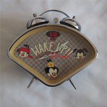 White pigeon brand cartoon pattern mechanical alarm clock horseshoe watch