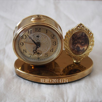 Jinji mechanical alarm clock All copper movement Gift alarm clock (Collectors Edition)Nostalgic collection horseshoe watch