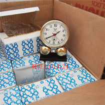 White pigeon brand classical shape double bell horseshoe watch mechanical alarm clock