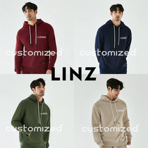 Autumn and winter high-end 360G pure cotton hooded sweatshirt suit customized training institution clothing work clothes customized for men and women