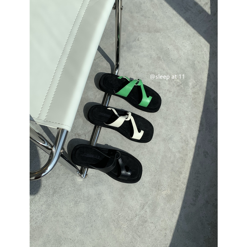 Sleep at 11 matching section South Korea Summer new 100 lap comfort small crowdsourced Toes Casual Sandals