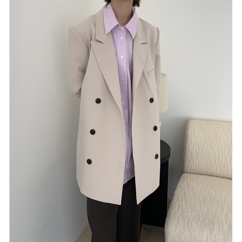 Sleep at 11 Homecraft Designer Fengbu - Loose Mid - Long - Edition Temperance Double - Row Costume Costume