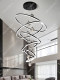 Large Chandelier for Duplex Houses, Living Room Chandelier for Open Spaces, Loft Small Duplex Staircase Chandelier, 2026 New Model Lava Lamp