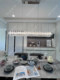 Light Luxury Crystal Dining Room Chandelier 2026 New Creative and Unique Bar Island Table Lamp Modern Simple Linear Strip Light