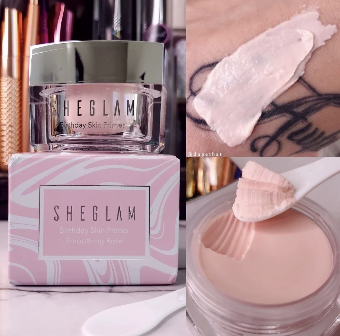 Primer Sheglam 30 g, pore-minimizing makeup base, moisturizing and oil-control options
