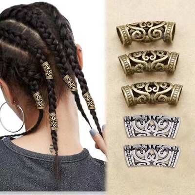 Hip-hop braid ring braid, braided hair decoration, braid accessory, trendy braid video, hair band accessory, baby hair extension ring