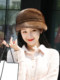 Mink fur hat for women in winter middle-aged and elderly whole mink fur winter fashion mink velvet warm mom fur fisherman hat